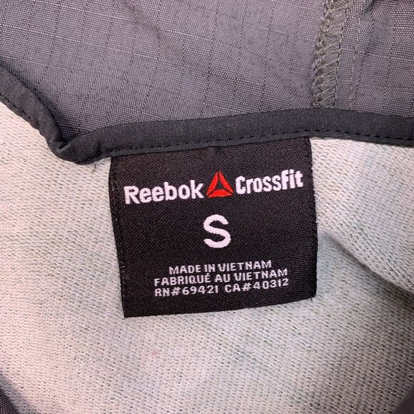 Reebook Crossfit Hoodie Mens S Small Moss Green Forging Elite Fitness Sweatshirt - Picture 5 of 13
